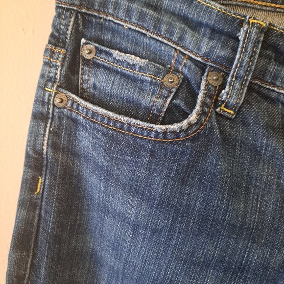 Lucky Brand Dark Wash Mid Rise Straight Leg Denim Jeans - Womens Size 2 | 26 - Picture 6 of 11